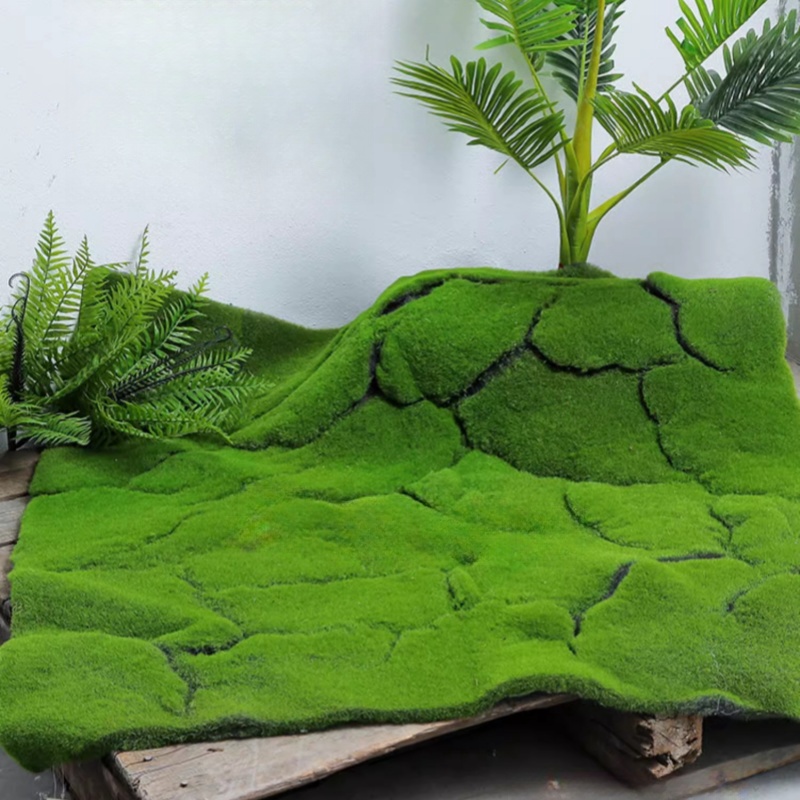 Terrarium Moss Art - Artificial Turf Moss Simulation Grassland Fake