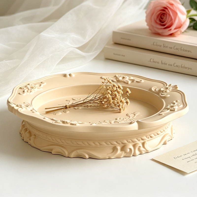 Elegant Vintage Baroque Lace S - Coaster Mold Round review and price