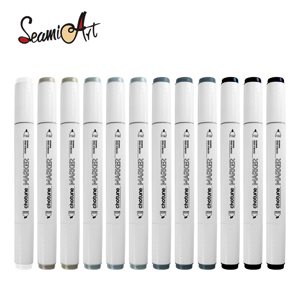 THOTUNE 12 Colors Warm Grey Co - Copic Marker Sketch review and price