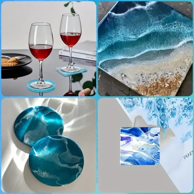 5Pcs/Set DlY Epoxy Resin Cup C - Coaster Mold Round review and price