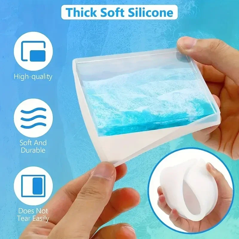 5Pcs/Set DlY Epoxy Resin Cup C - Coaster Mold Round review and price