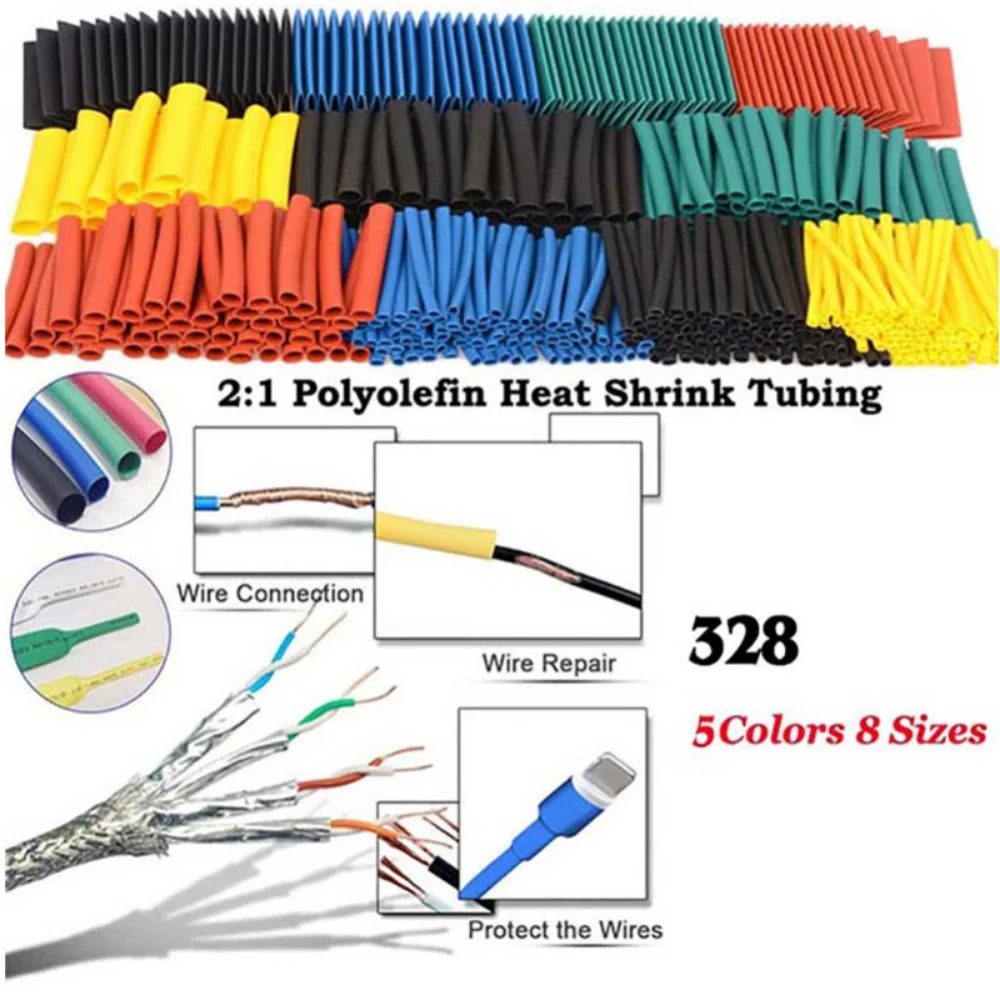 580/530/127PCS Heat Shrink Tub - Heat Gun Small review and price