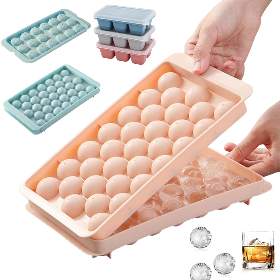 3D Round Ice Cube Tray with Li - Coaster Mold Round review and price