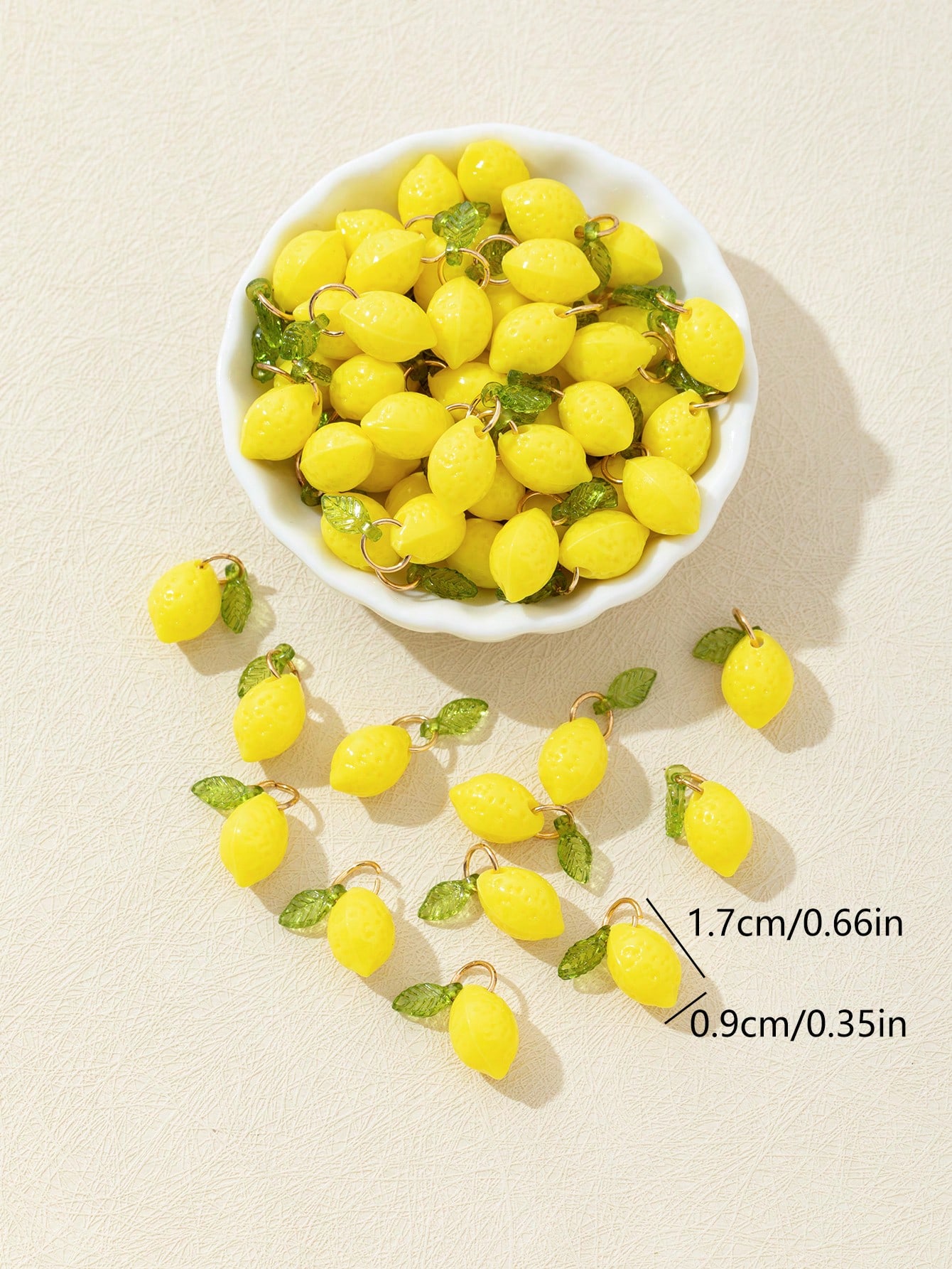 10Pcs 3D Lemon Resin Charms Pe - Resin Craft Supplies review and price