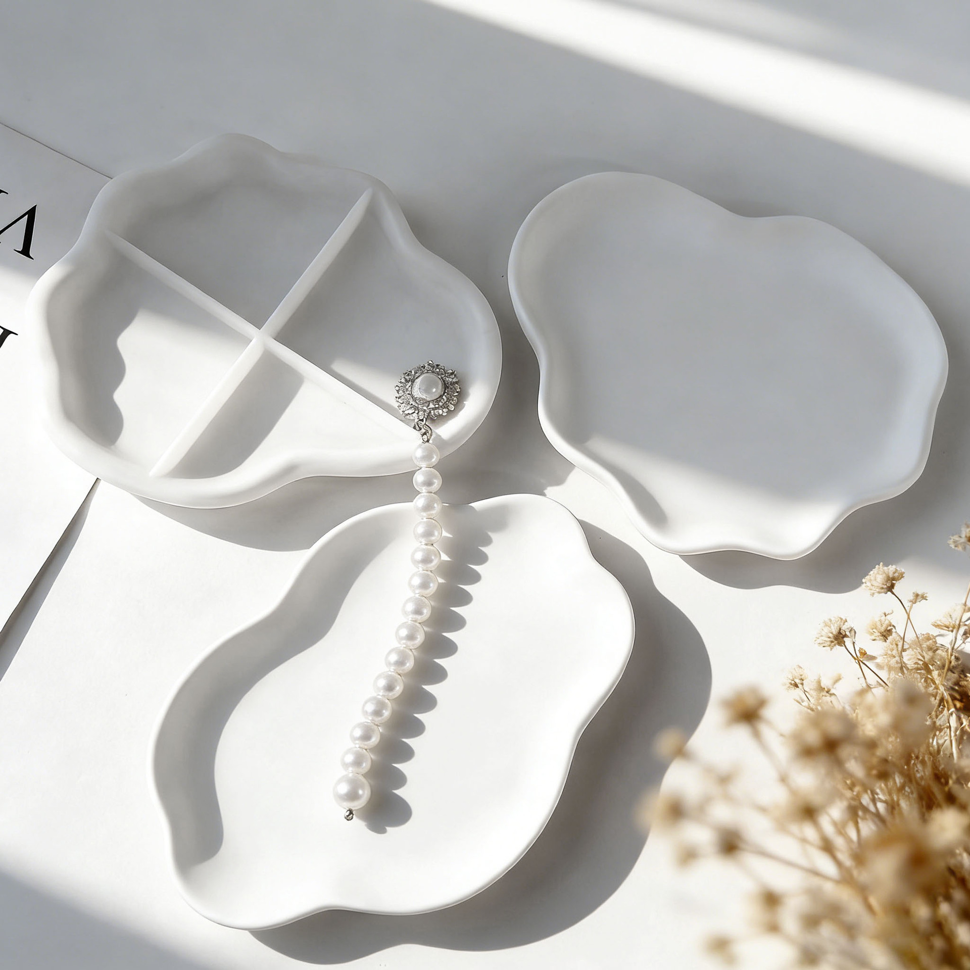 DIY Geometric Wave Plaster Coa - Serving Tray Mold review and price