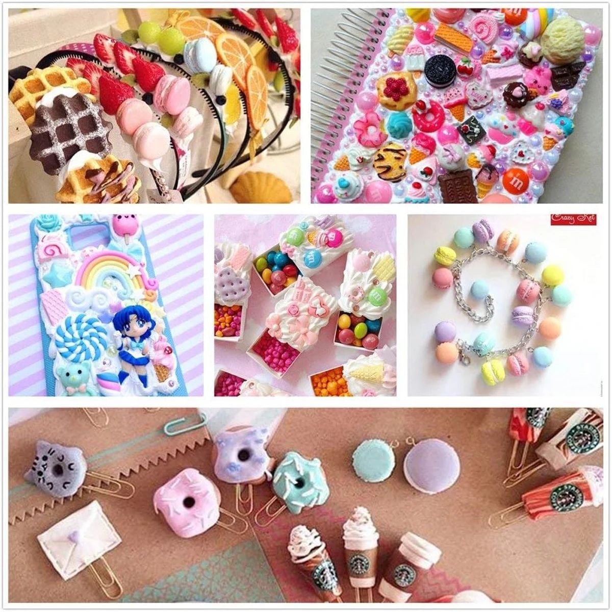 30pcs Random Candy Slime Charm - Resin Craft Kit review and price