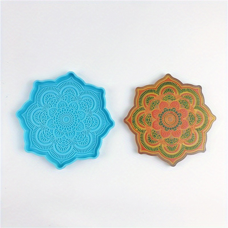 Mandala Coaster Silicone Mold  - Coaster Mold Round review and price