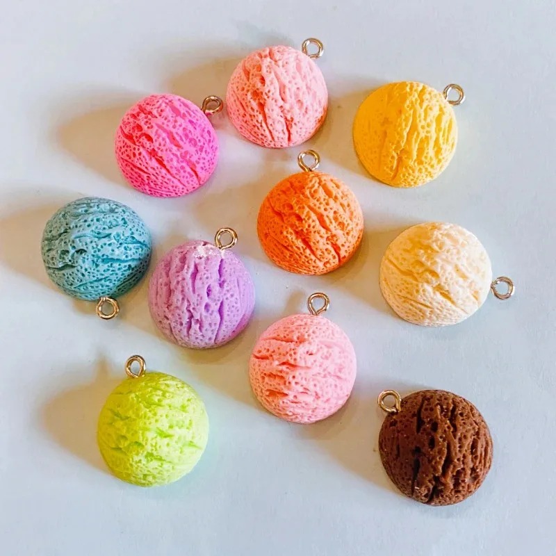 10Pcs Kawaii Macaron Ice Cream - Resin Craft Supplies review and price