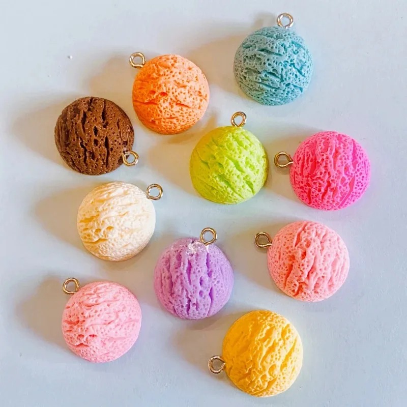 10Pcs Kawaii Macaron Ice Cream - Resin Craft Supplies review and price