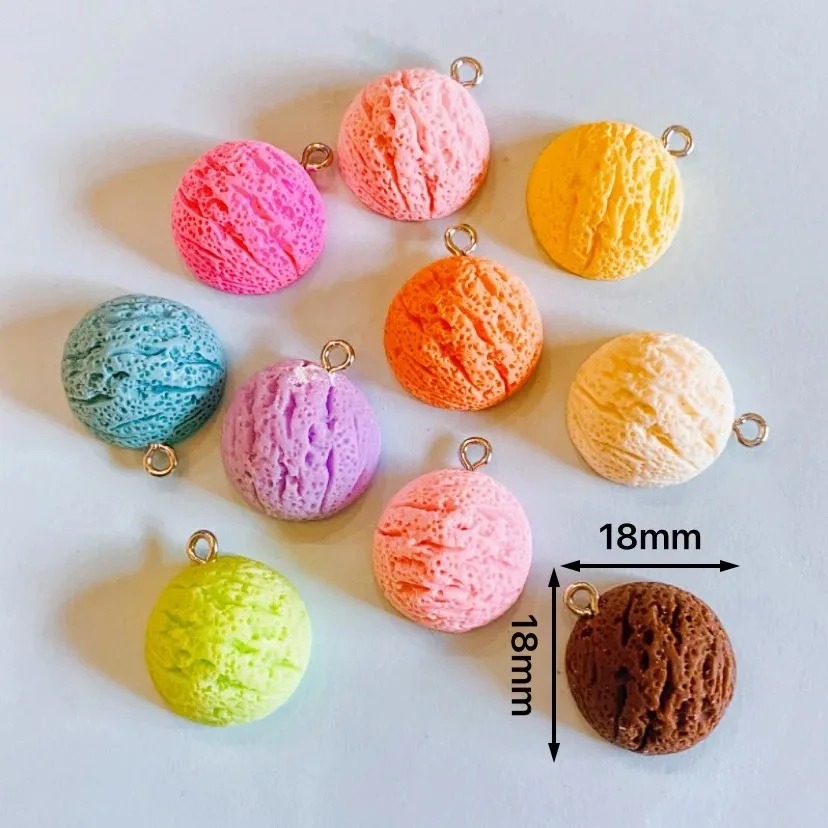 10Pcs Kawaii Macaron Ice Cream - Resin Craft Supplies review and price