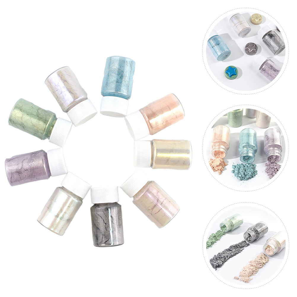 9Pcs Mica Pigment Powder Set C - Resin Pigment Set review and price