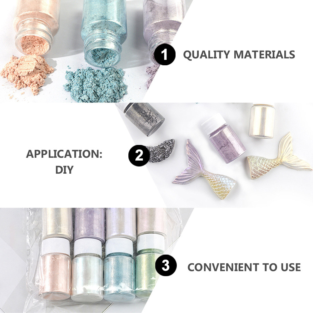 9Pcs Mica Pigment Powder Set C - Resin Pigment Set review and price