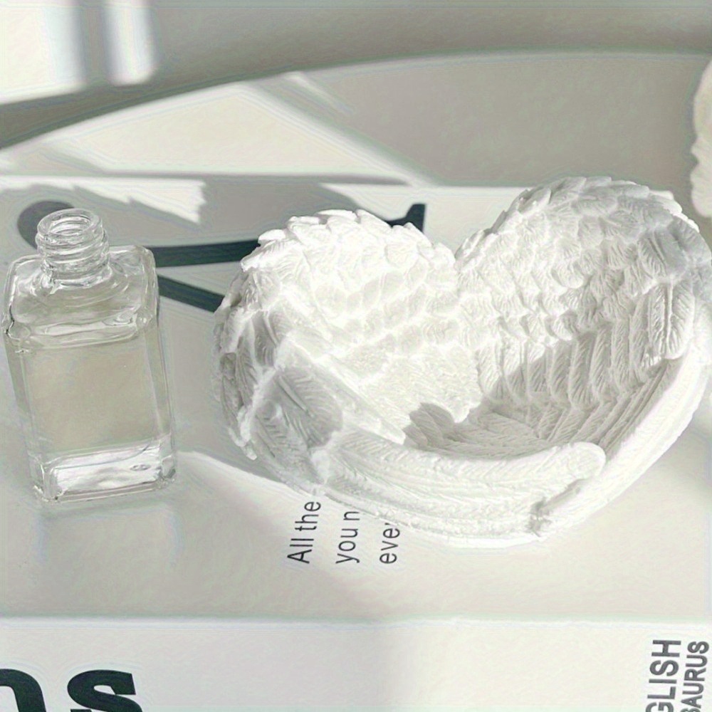 1pc Angel Wing Heart Silicone  - Resin Craft Ideas review and price