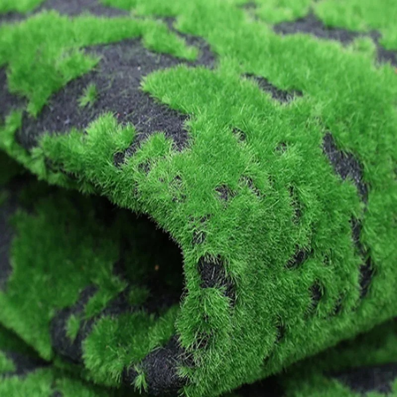 50X50cm Artificial Grass Rug F - Terrarium Moss Art review and price