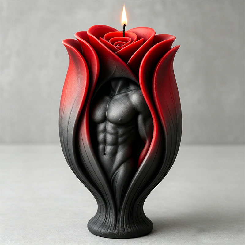 Rose Muscle Man Body Candle Si - Resin Craft Ideas review and price